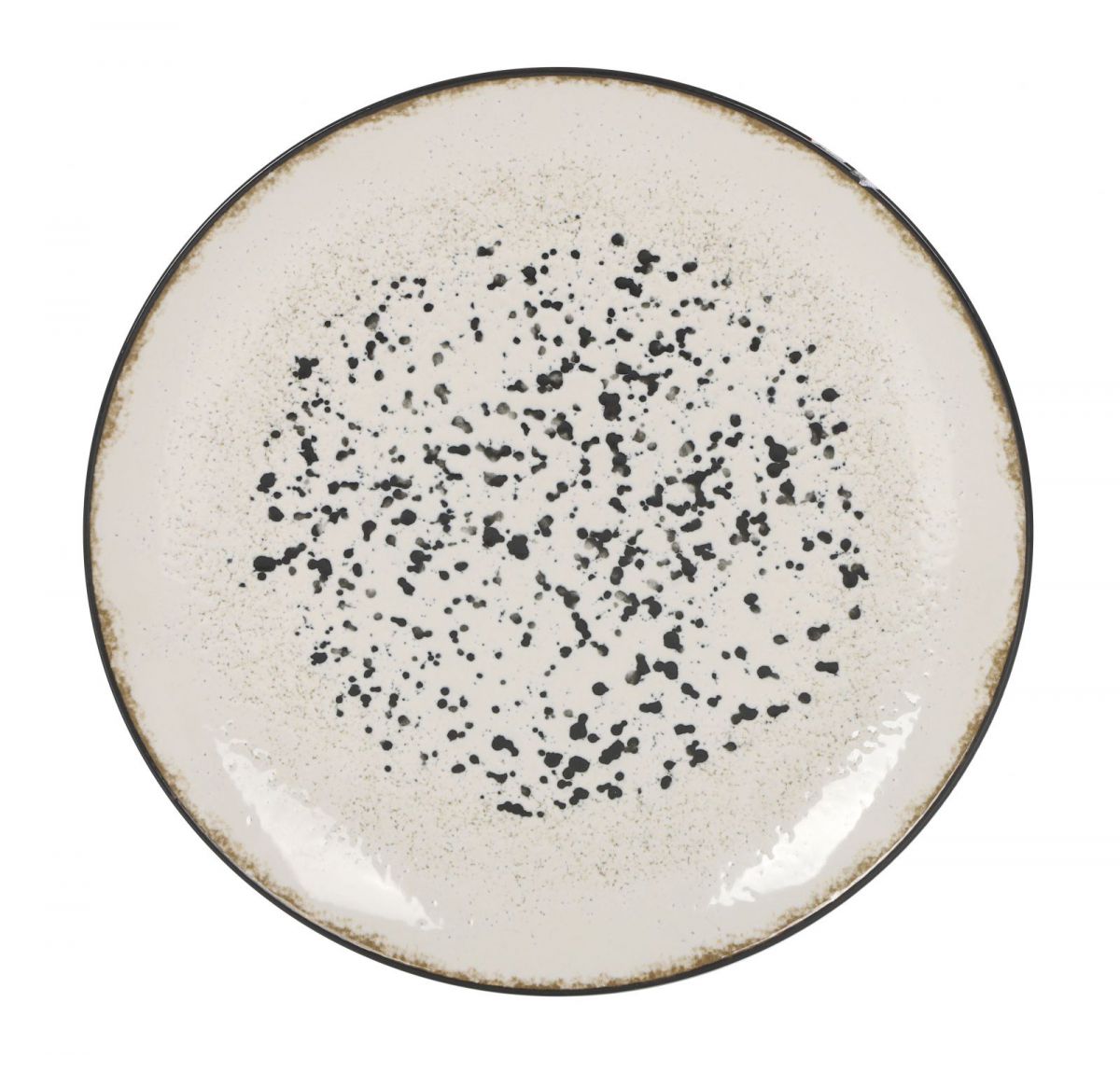 Essentia 26cm dinner plates Embossed Stoneware