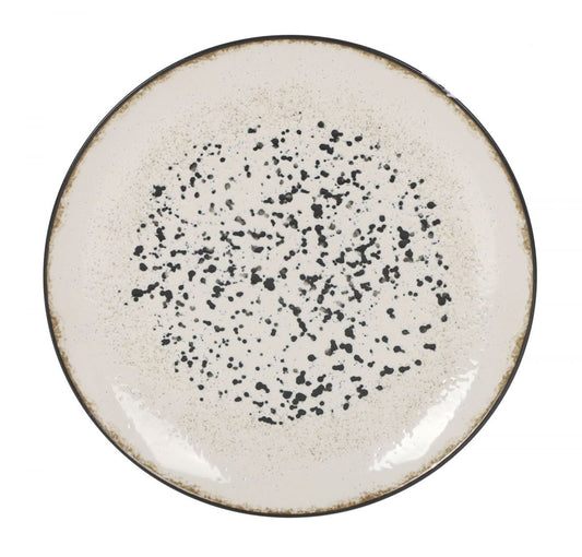 Essentia 26cm dinner plates Embossed Stoneware