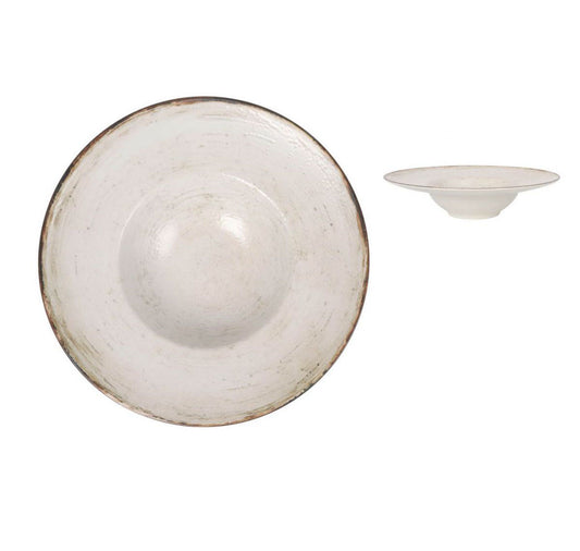 Menulis Risotto plate pasta bowl 28cm Stoneware