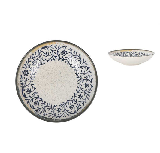 Nira 21cm pasta bowls Embossed Stoneware