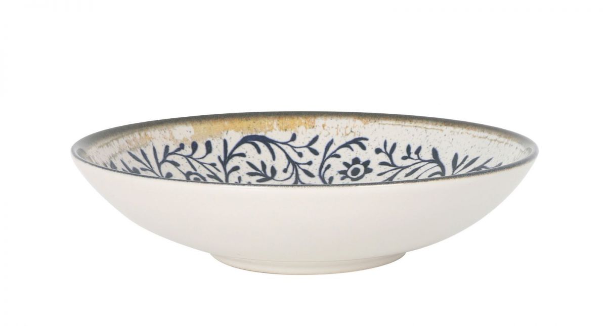 Nira 21cm pasta bowls Embossed Stoneware