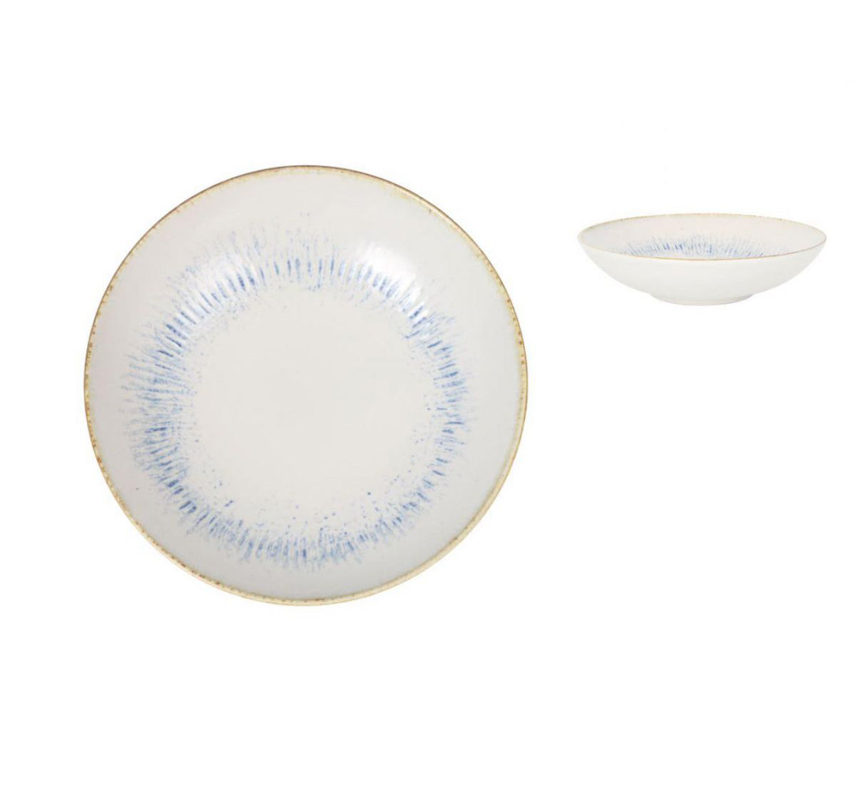 Nebulosa 21cm pasta bowls Embossed Stoneware