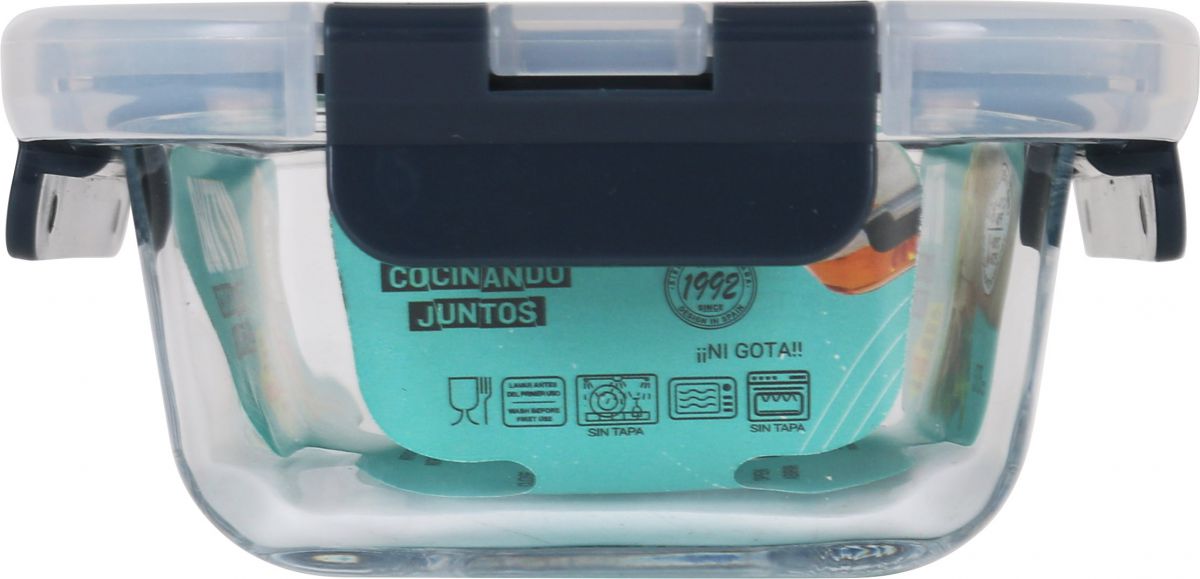 Air vacuum 375ml rectangular food containers kitchen storage pump QUTTIN