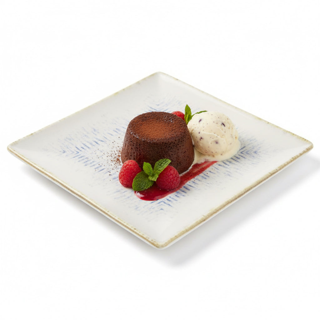 Nebulosa square 18x18cm dessert side plates