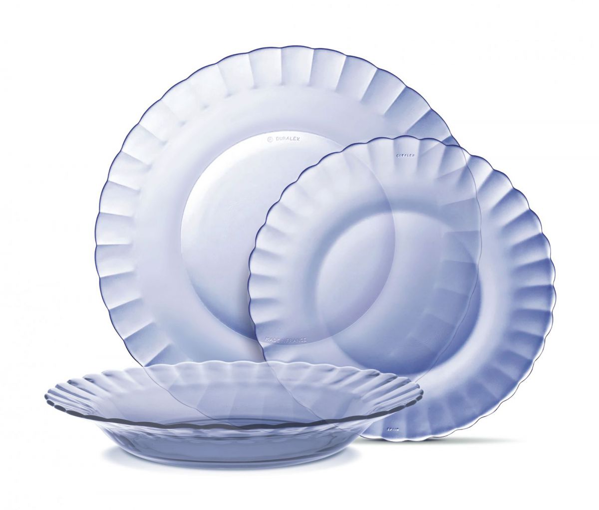 12pcs dinning dinner set dinner service Duralex Picardie Marine amber dinner plates