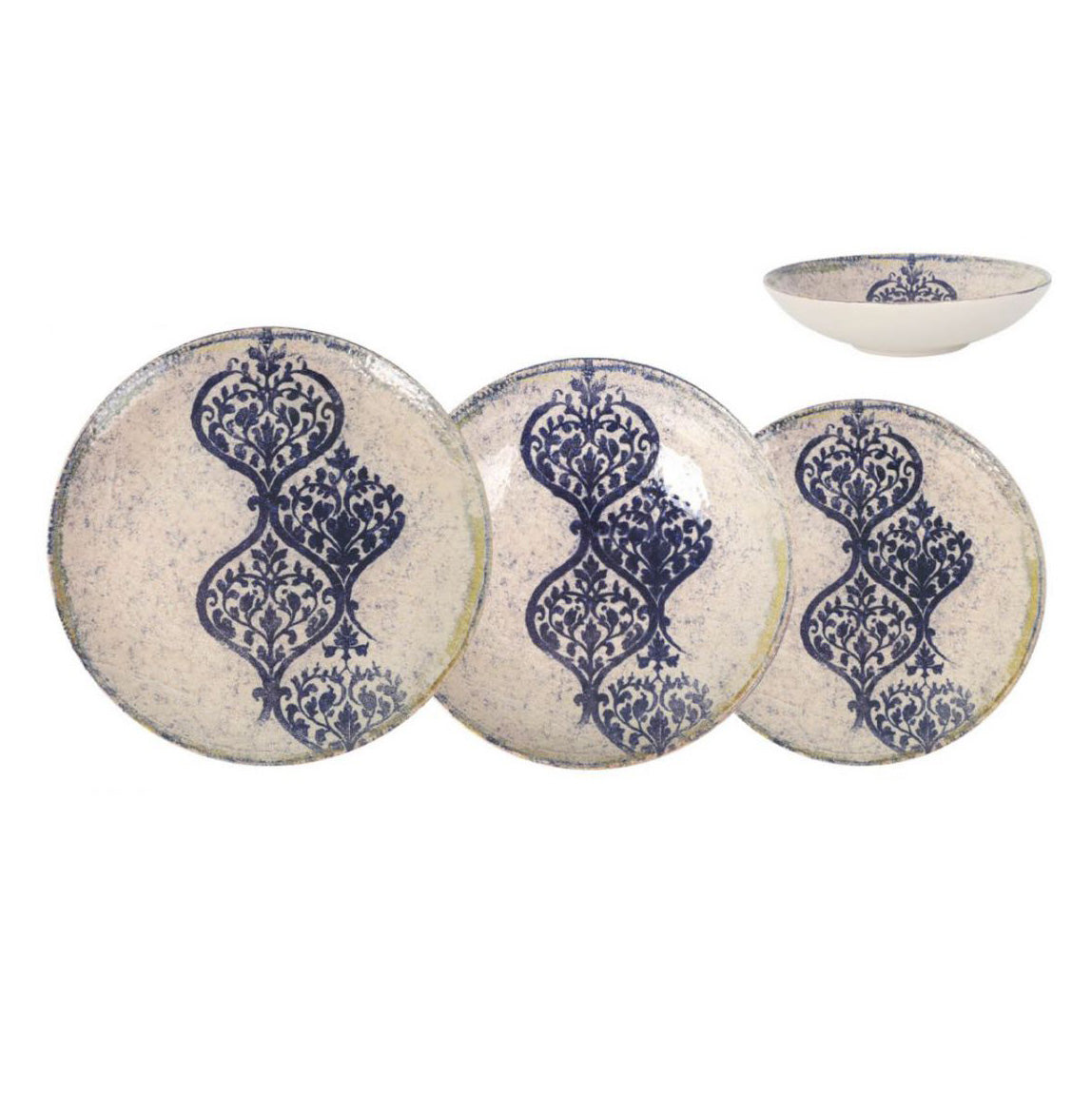 Rhombus 12pcs Dinner set Dinner service dinner plates