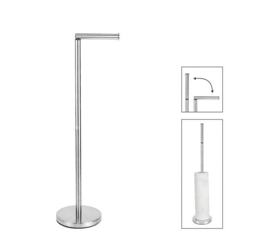 Toilet paper Tissue roll Holder Bathroom Stainless Steel 72x15cm