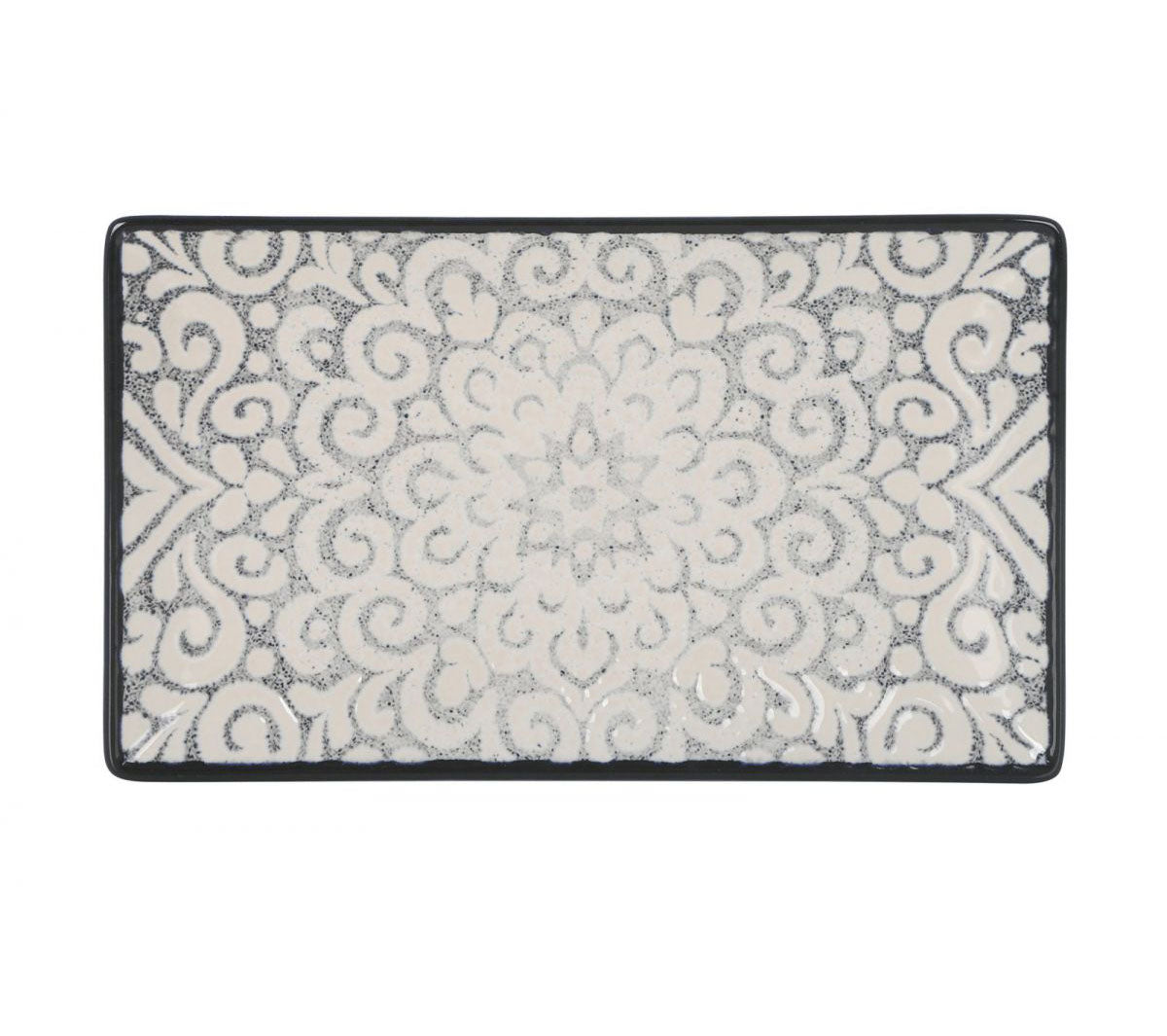 Azurill rectangular 25x15cm dessert plates