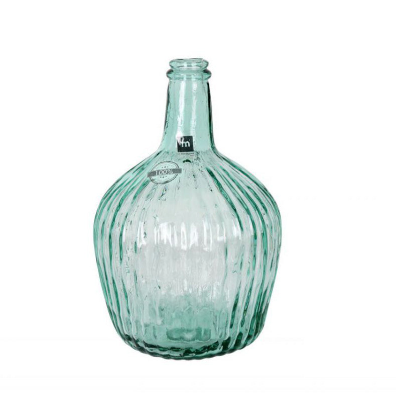 HAND MADE glass vintage rustic bottle decanter Carafe 4L APPLE STRIPES