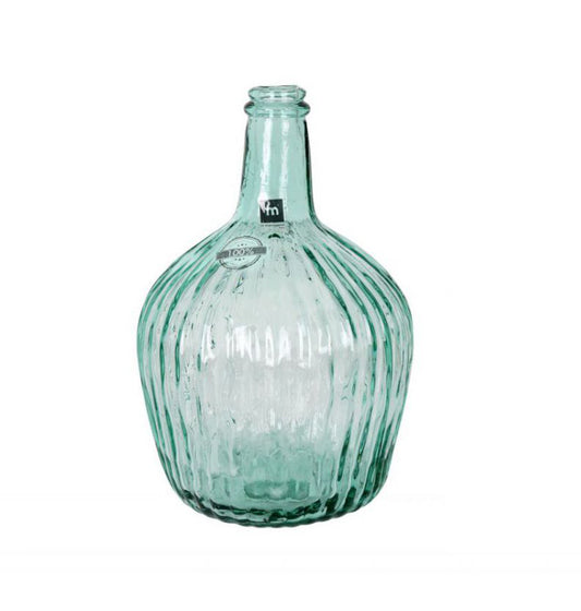 HAND MADE glass vintage rustic bottle decanter Carafe 4L APPLE STRIPES