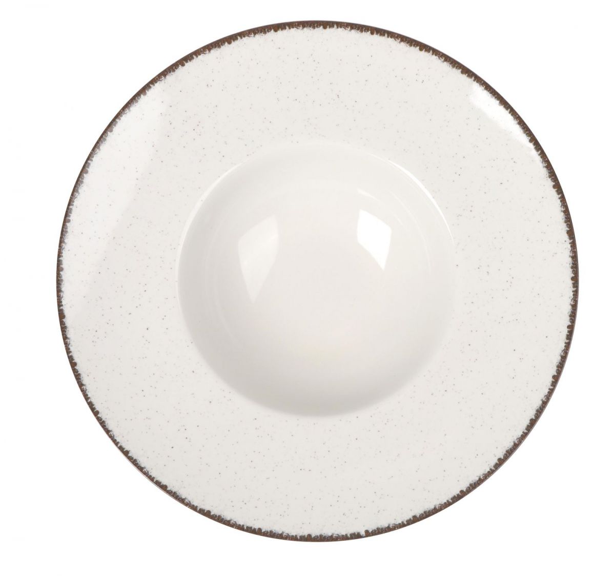 Nordic Anllo Risotto plate pasta bowl 28cm Stoneware