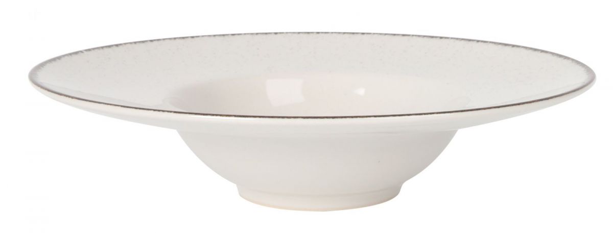 Nordic Anllo Risotto plate pasta bowl 28cm Stoneware