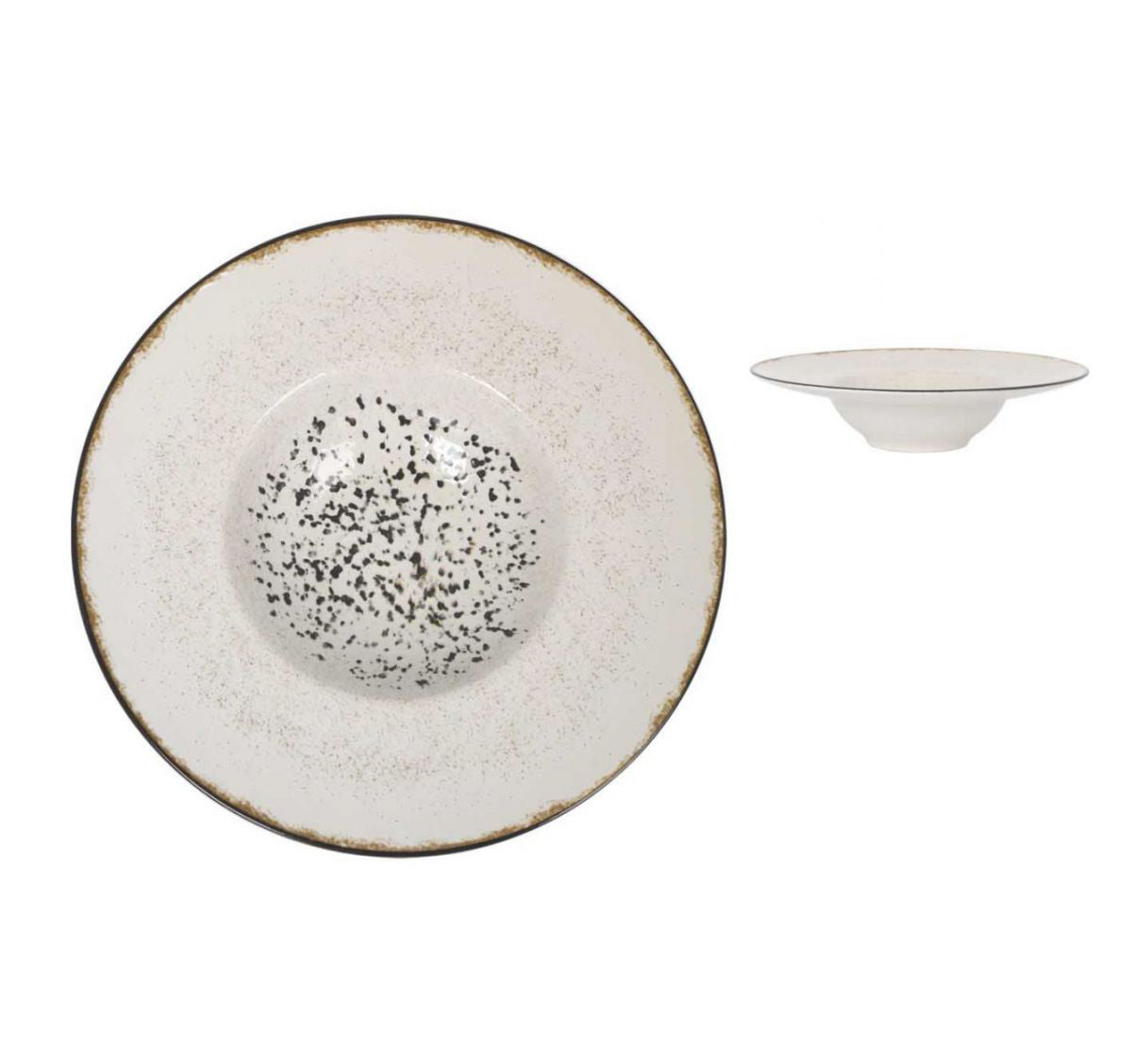 Essentia Risotto plate pasta bowl 28cm Stoneware