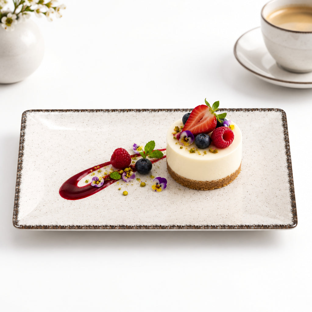 Anllo rectangular 25x15cm dessert plates