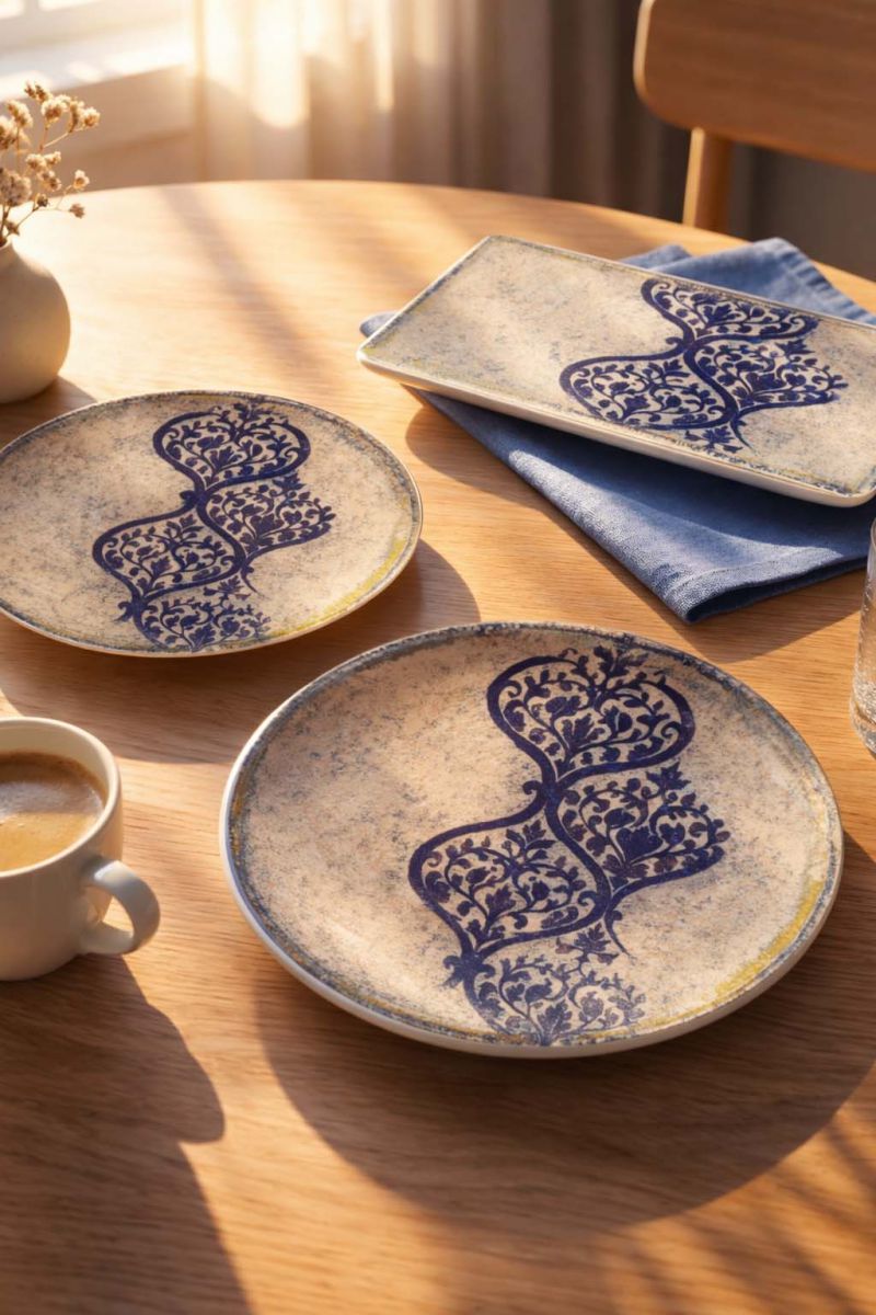 Rhombus 12pcs Dinner set Dinner service dinner plates