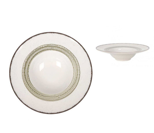 Occhio Risotto plate pasta bowl 28cm Stoneware