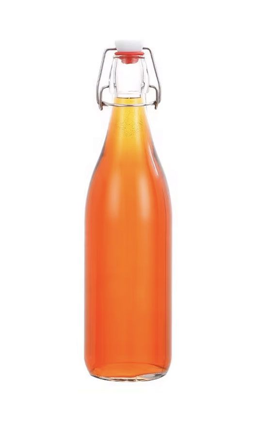 1L Glass Swing Flip Top Lid Bottles water wine Cider Reusable Home