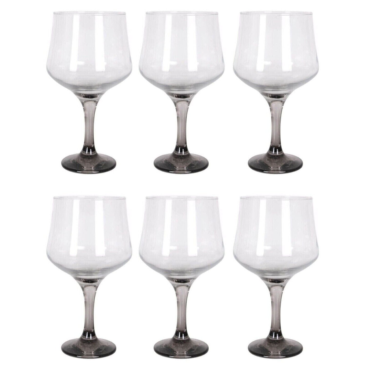 Gin Tonic Cocktail glasses wine glass grey stem 685ml