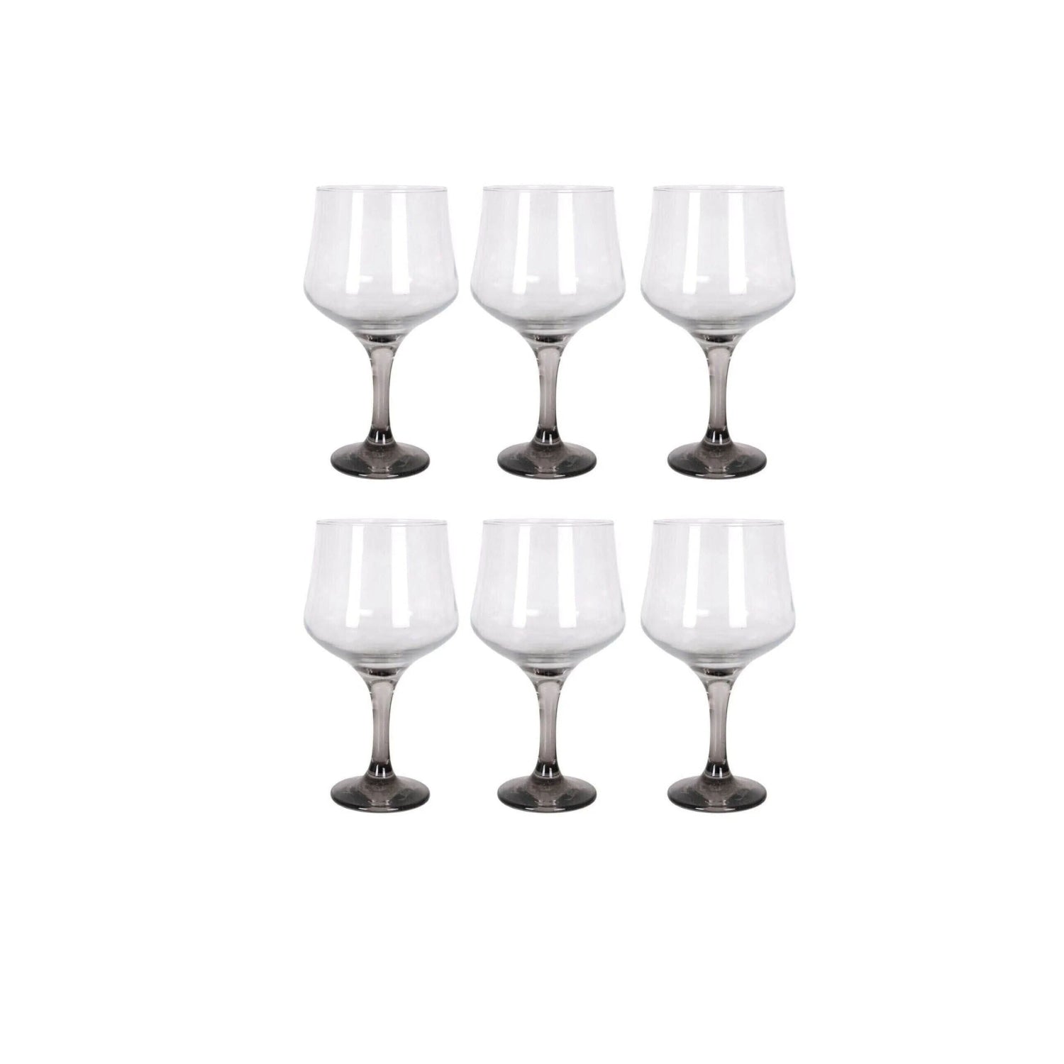 Gin Tonic Cocktail glasses wine glass grey stem 685ml