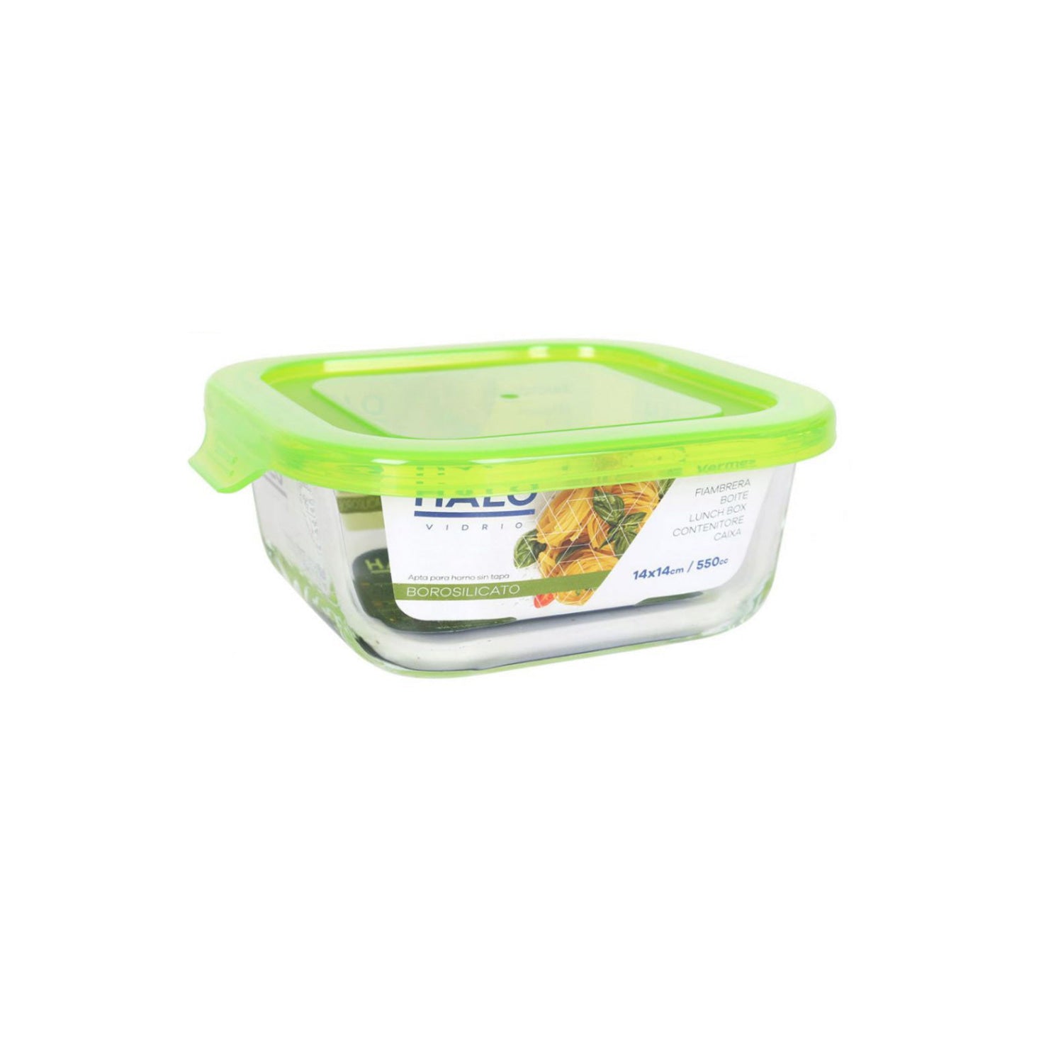 Glass Oven baking tray lunch box food container Extra Resistant 550ml
