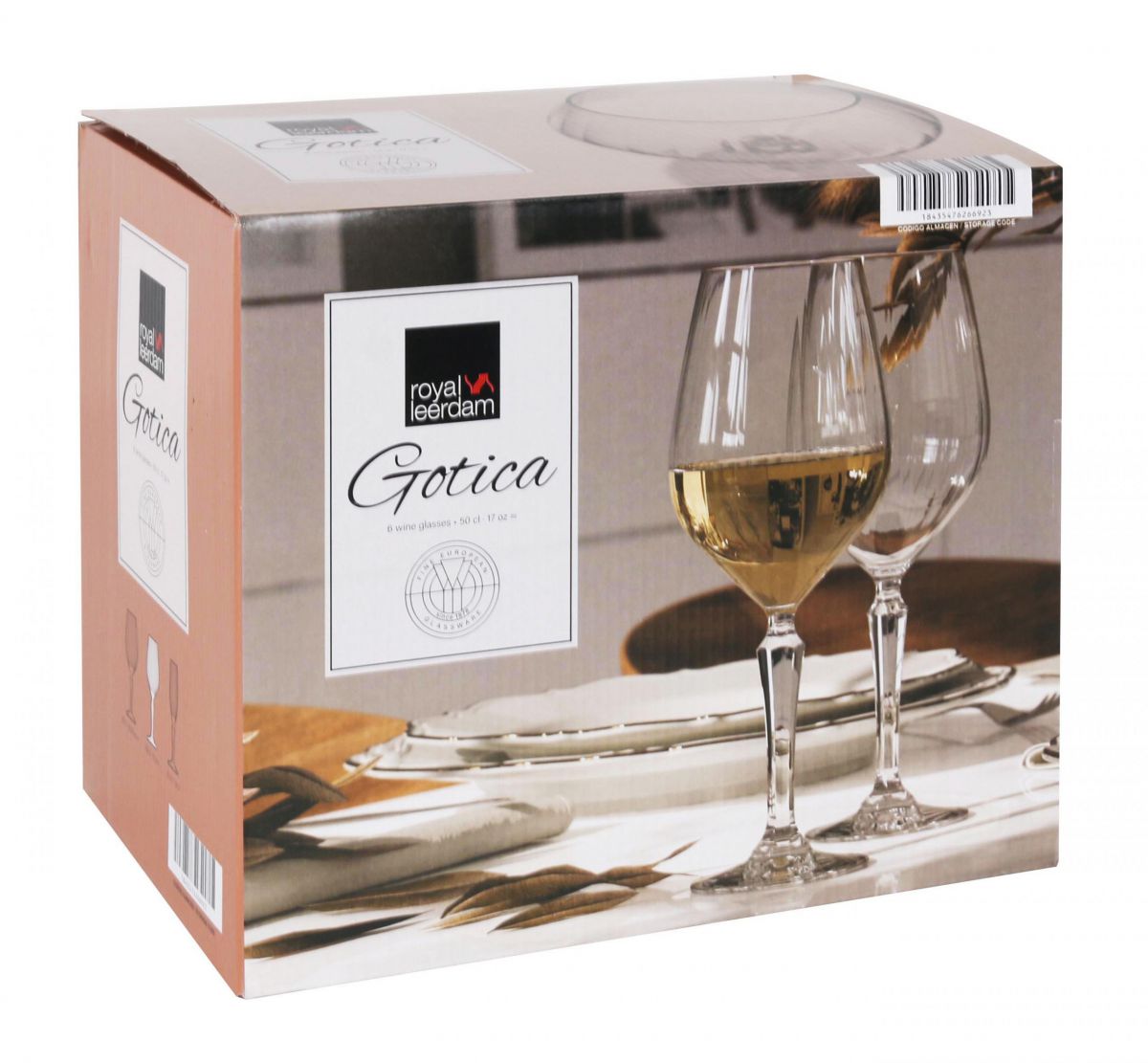 Gotica 500ml wine glasses Royal Leerdam