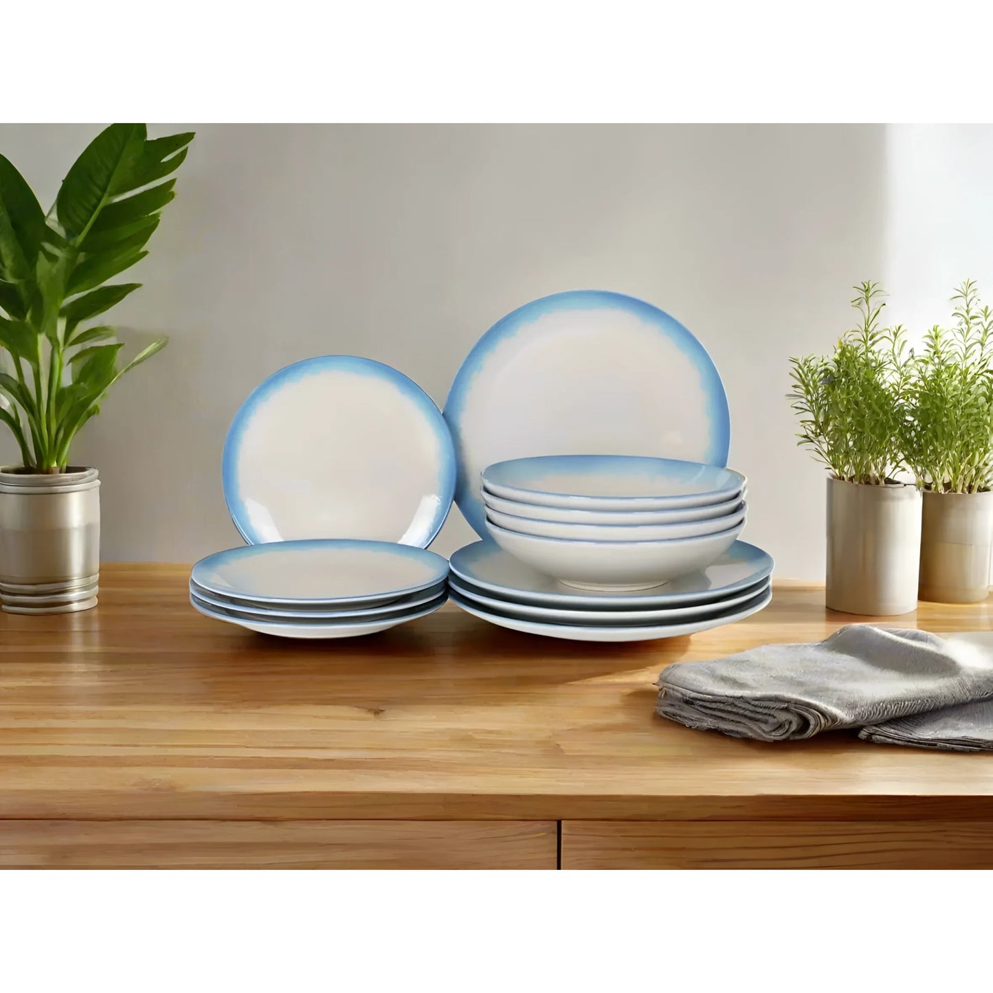 Ibiza 12pcs Dinner set Dinner service dinner plates bowls