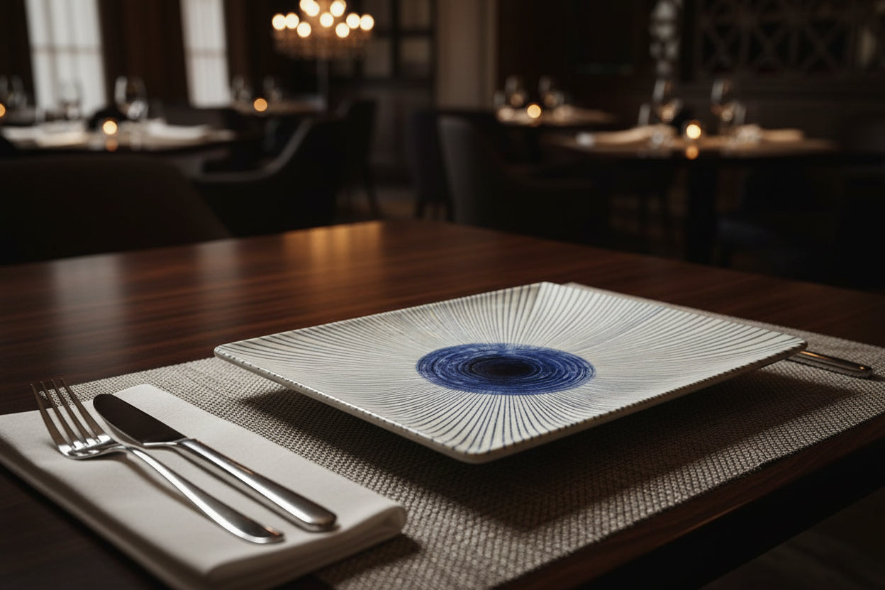 Irys rectangular 30x20cm dinner plates