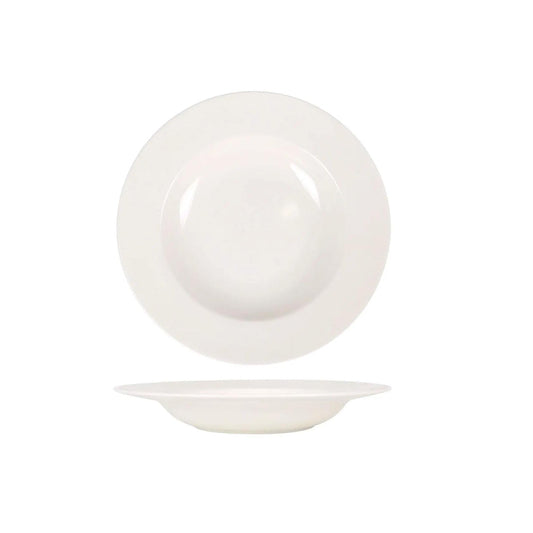 Itaca Ivory porcelain soup plate bowl 23x4cm soup deep plate Viejo Valle