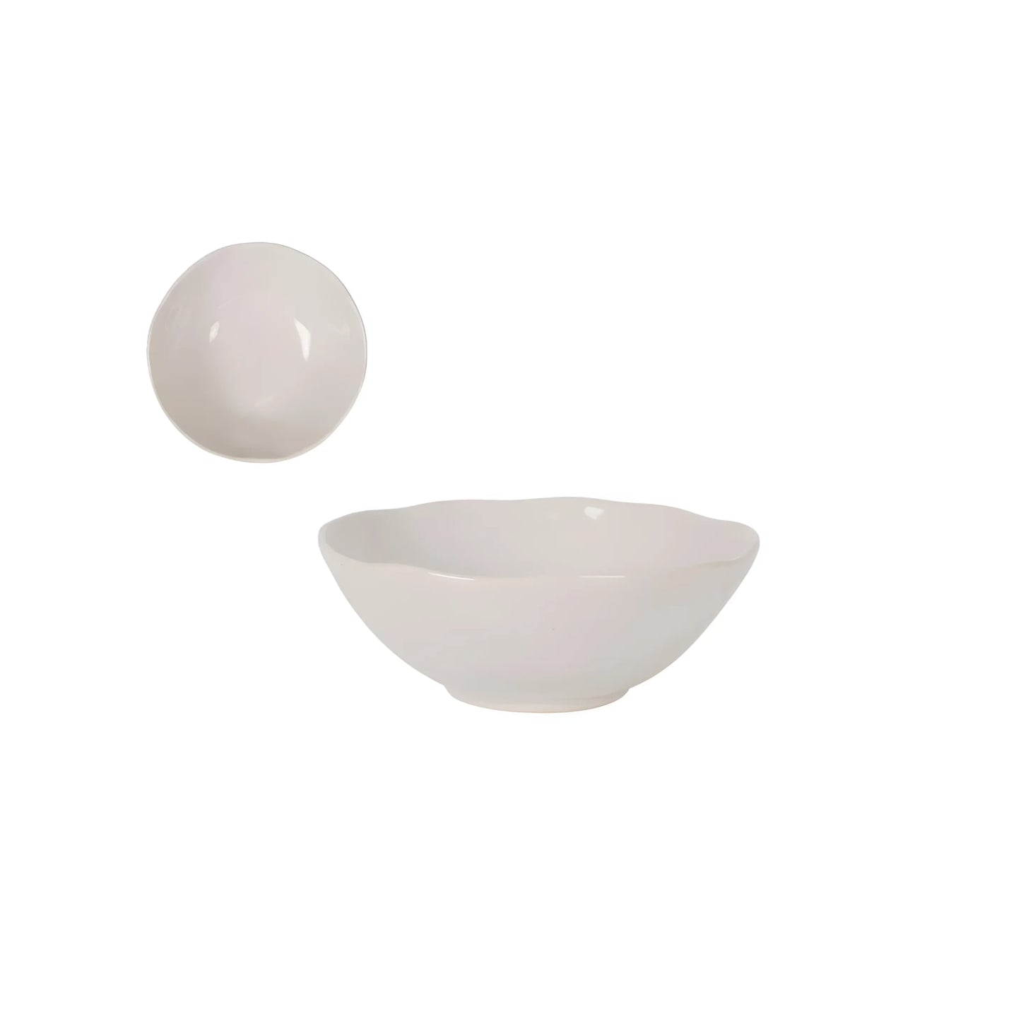 Ivory Iberica irregular shape 16cm bowls