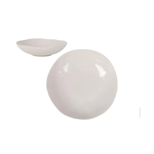 Ivory Iberica irregular shape 21cm bowls Stoneware