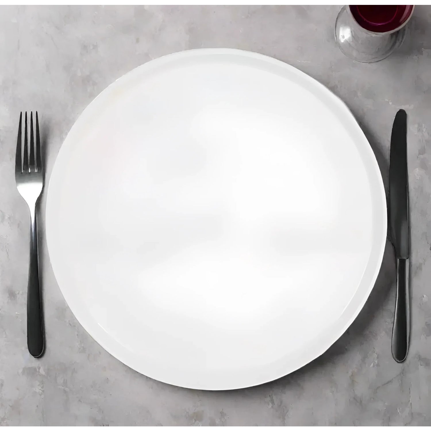 White pizza plate restaurants large tray stoneware porcelain