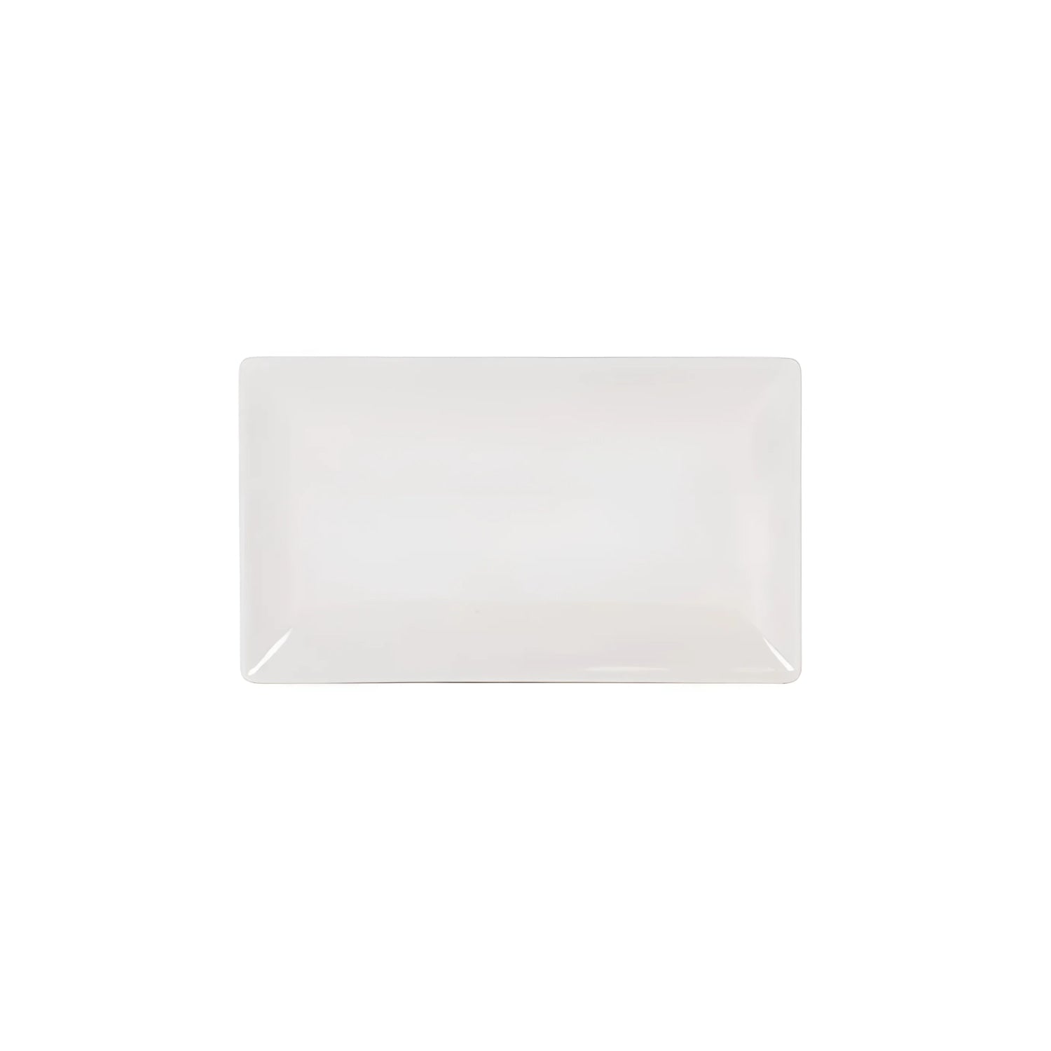 Ivory shine rectangular 25x15cm dessert tapas plate