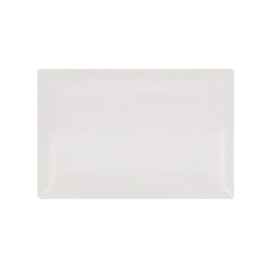 Ivory shine rectangular 30x20cm dinner plate Stoneware