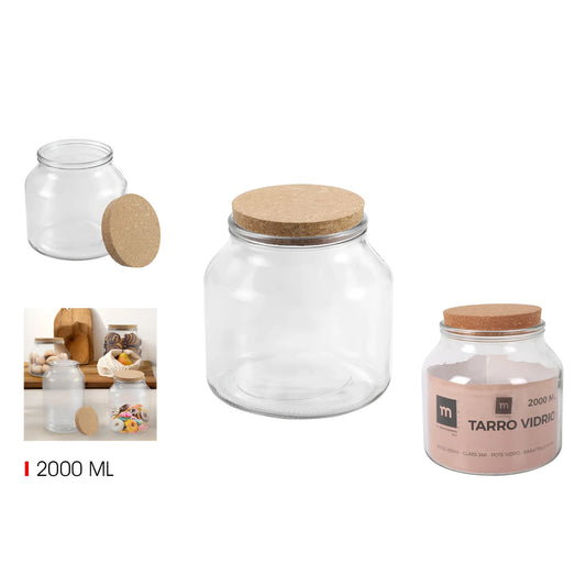 Kitchen Jars Borosilicate glass 2L