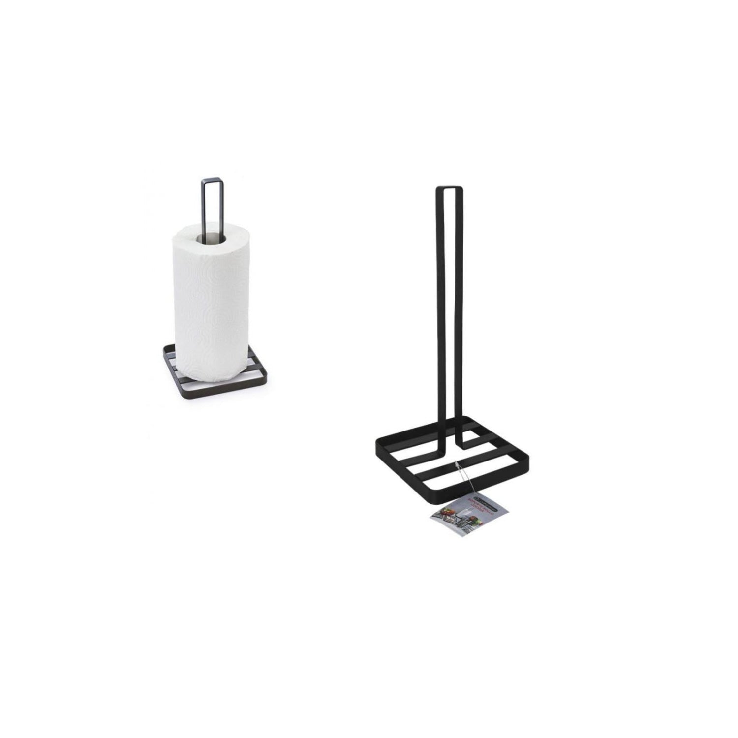 Kitchen roll paper holder Metal 14x14x32.5cm Confortime