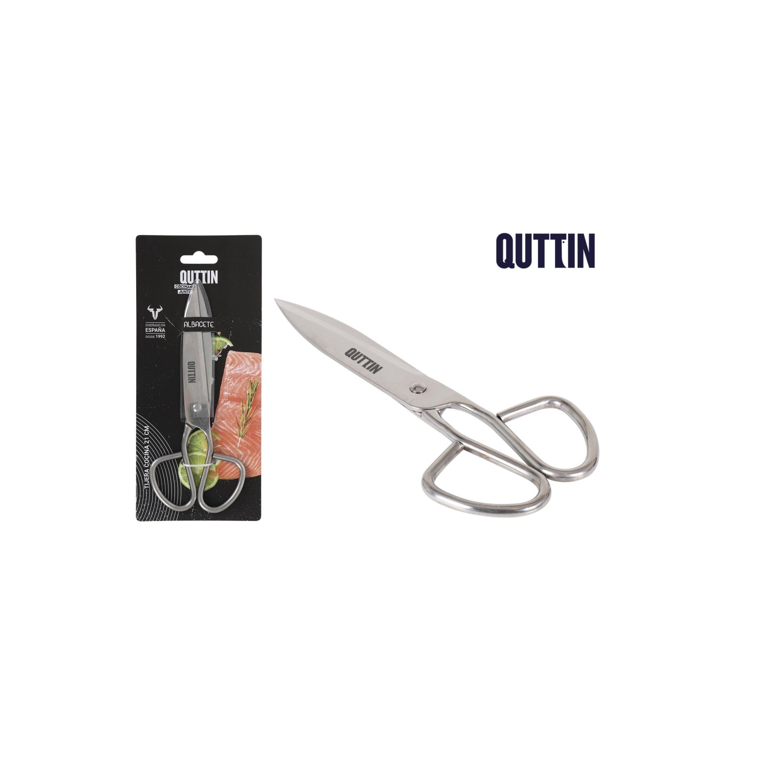 Kitchen scissors Stainless Steel fish Albacete 21cm Quttin