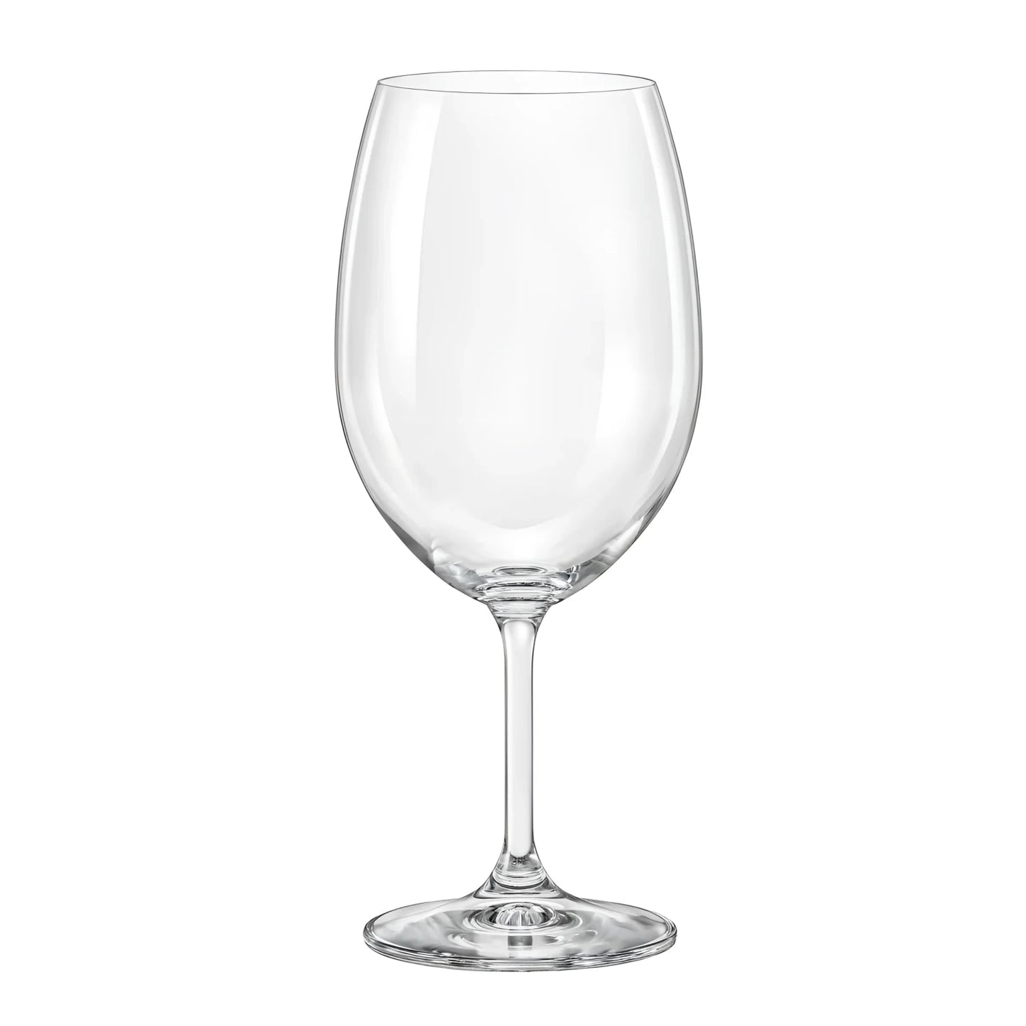 Large 540ml red white wine glasses 9.5x22.3cm Bohemia Crystal Lara
