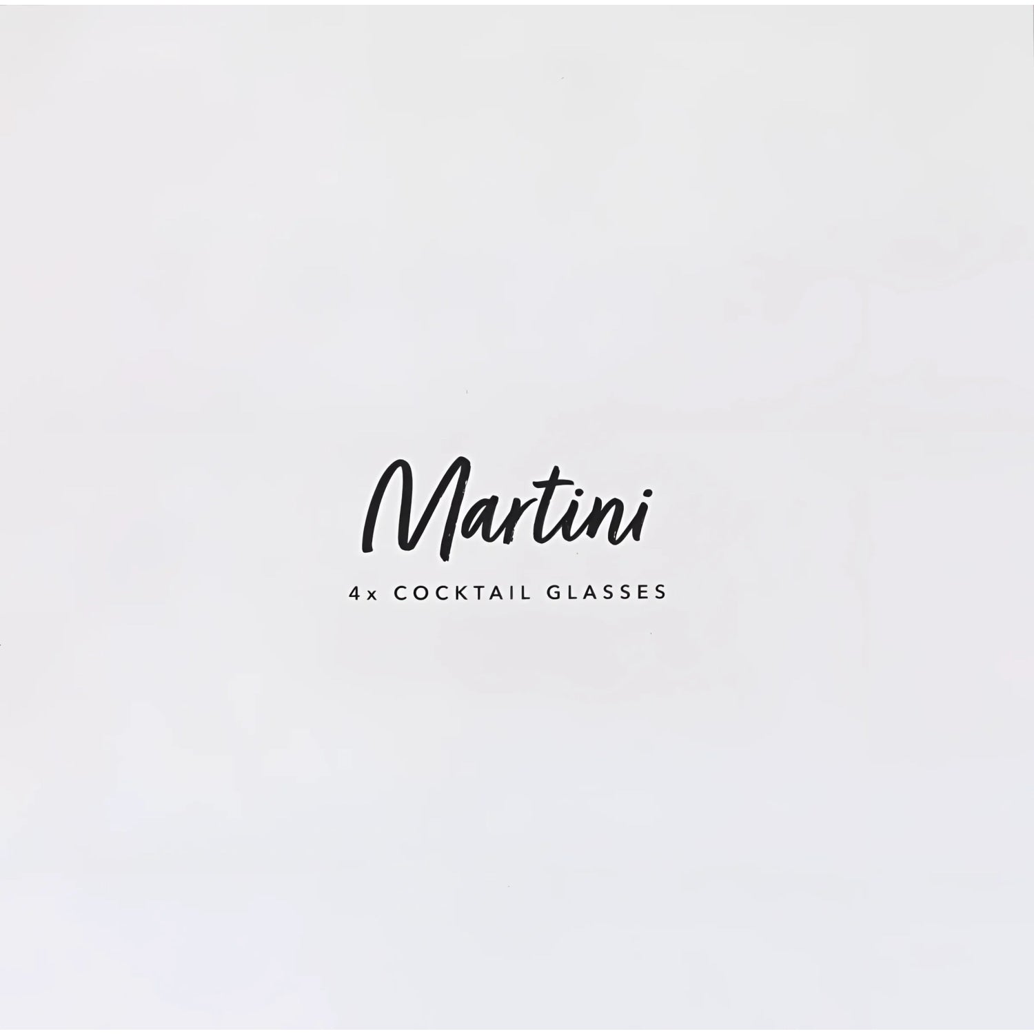 Large MARTINI glasses 260ml