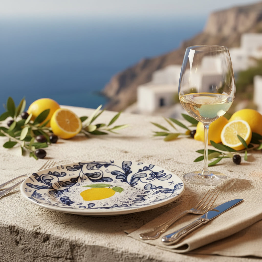 Limoi Iberica irregular shape 20cm dessert plate
