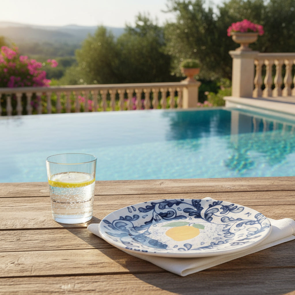 Limoi Iberica irregular shape 20cm dessert plate