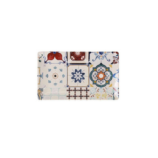 Lore 25x15cm rectangular dessert plate side tapas dish Starters Stoneware