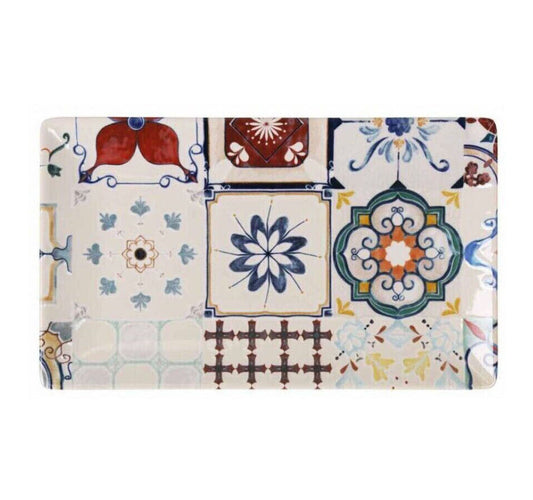 Lore 25x15cm rectangular dessert plate side tapas dish Starters Stoneware