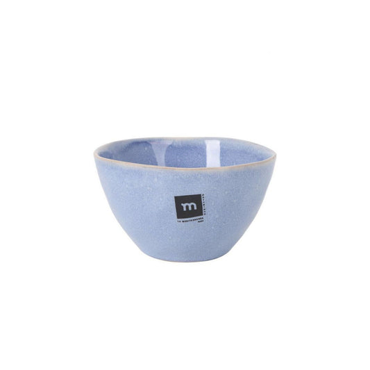 Macarella Blue 14.5x8cm Bowl Irregular Shape Stoneware 650ml