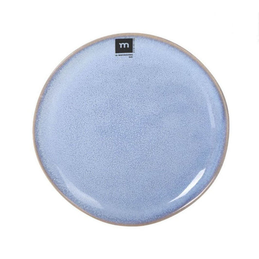 Macarella Blue 16cm Side Plate Irregular shape Stoneware