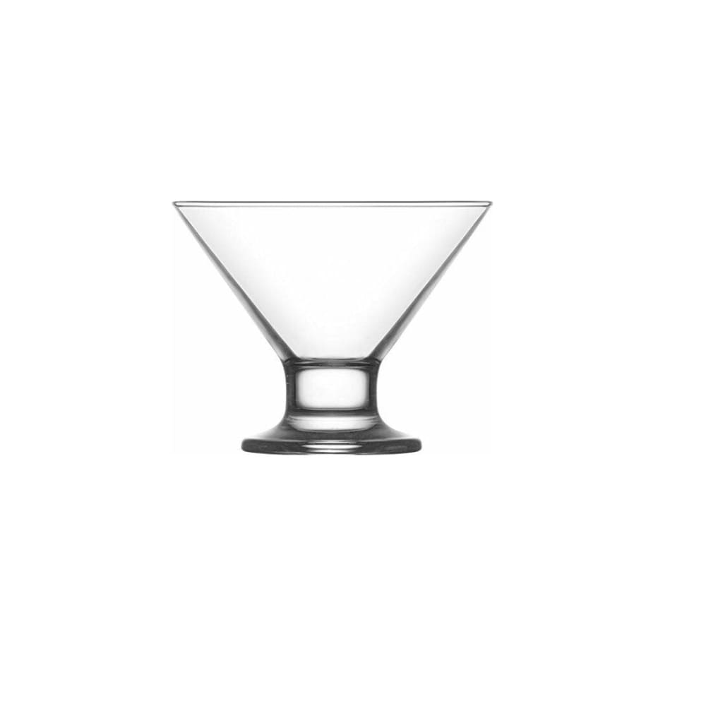 Martini cocktail glasses or sundae dessert glasses 165ml crema