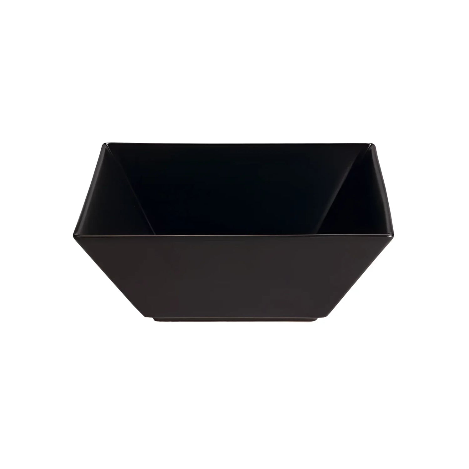 Ming square black salad bowl 22x22x9cm