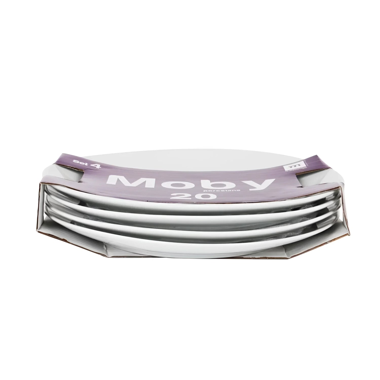 Moby 20cm Dessert plates White Porcelain off White