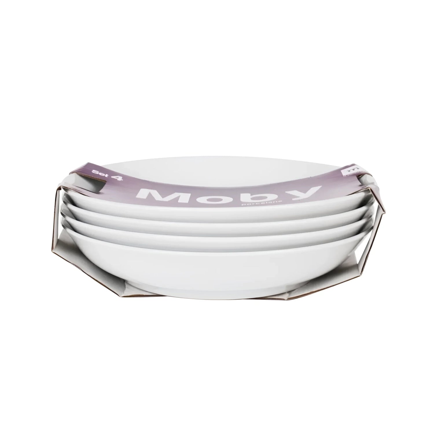 Moby 21x4cm Bowl White Porcelain
