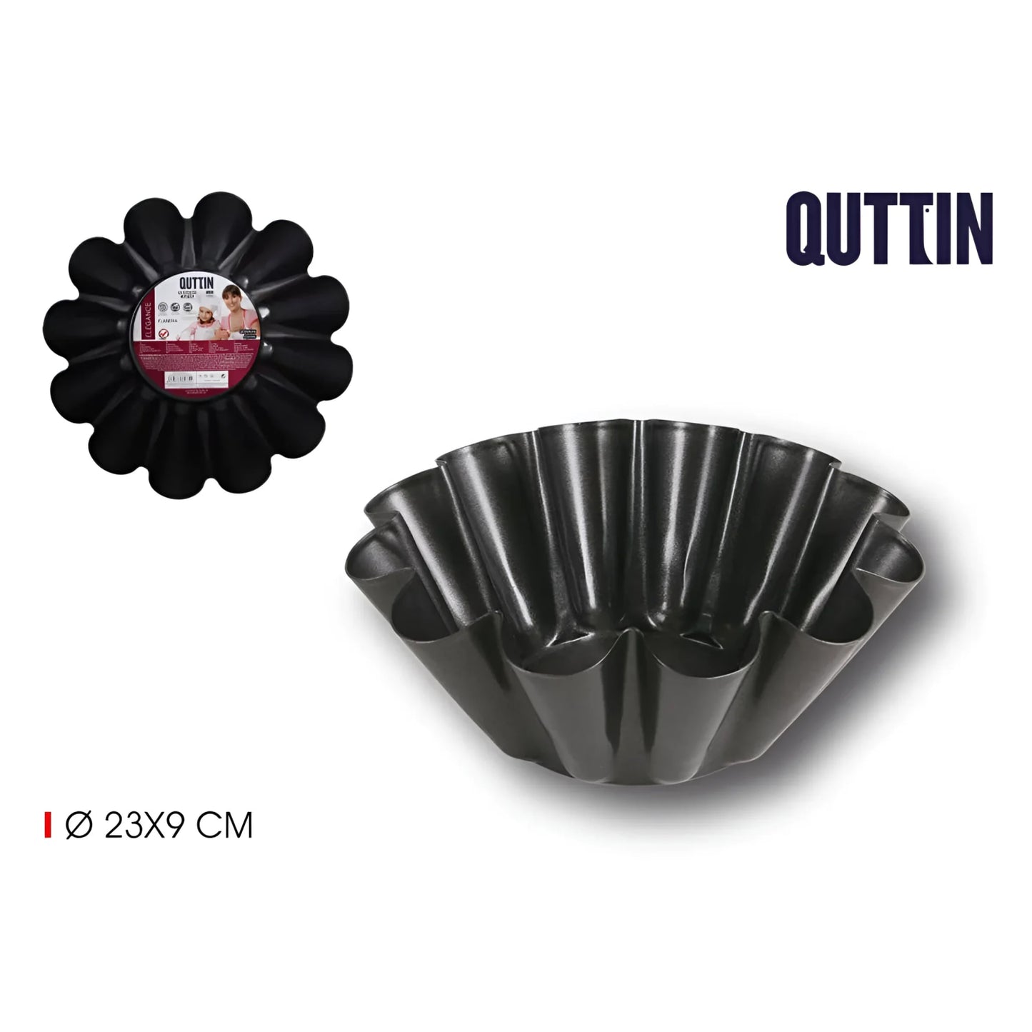 Muffin pan tin 23X9CM/0.5MM QUTTIN
