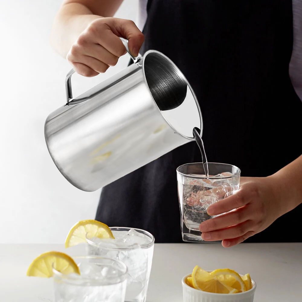 My Bar Water Jar pitcher 1.8L serving Drinks Stainless Steel Metal drinks dispenser
